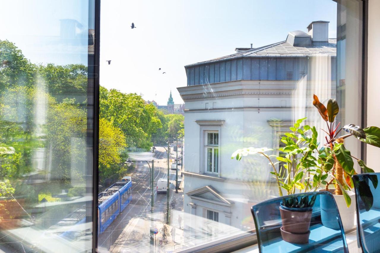 Modern View Of Planty Park Daire Krakow Dış mekan fotoğraf